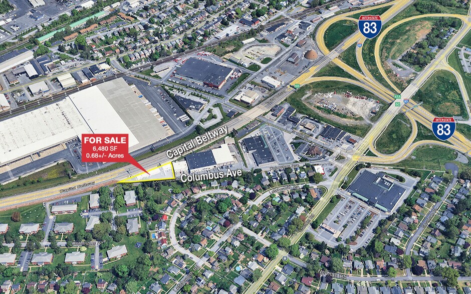 1057-1063 Columbus Ave, Lemoyne, PA à vendre - Aérien – Image 2 sur 3
