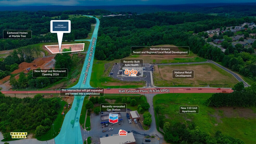 7871 Ball Ground hwy, Ball Ground, GA à vendre - Photo de l’immeuble – Image 2 sur 5
