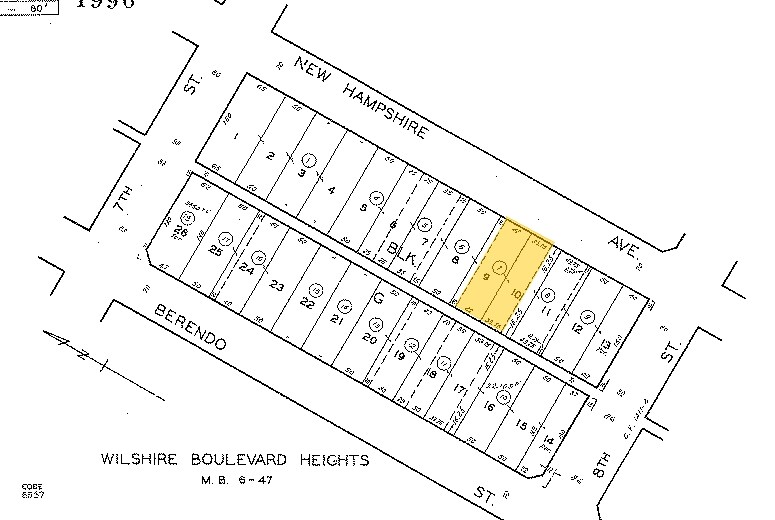747 S New Hampshire Ave, Los Angeles, CA à vendre - Plan cadastral – Image 2 sur 13