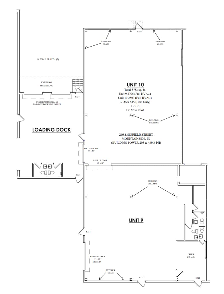 269 Sheffield St, Mountainside, NJ à louer Plan d’étage– Image 1 sur 1