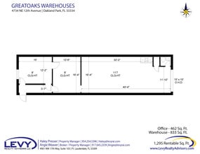 4700-4736 NE 12th Ave, Oakland Park, FL à louer Plan d’étage– Image 2 sur 2