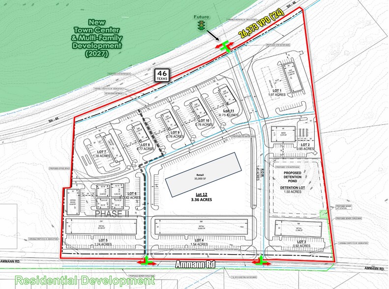 149 State Highway 46 E, Boerne, TX à vendre - Plan de site – Image 3 sur 4
