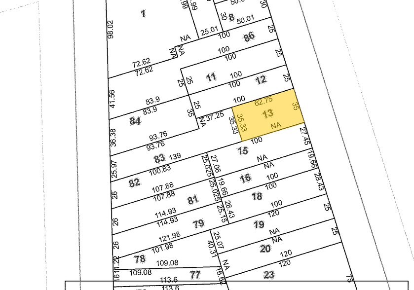 3318 Farrington St, Flushing, NY à vendre - Plan cadastral – Image 3 sur 4