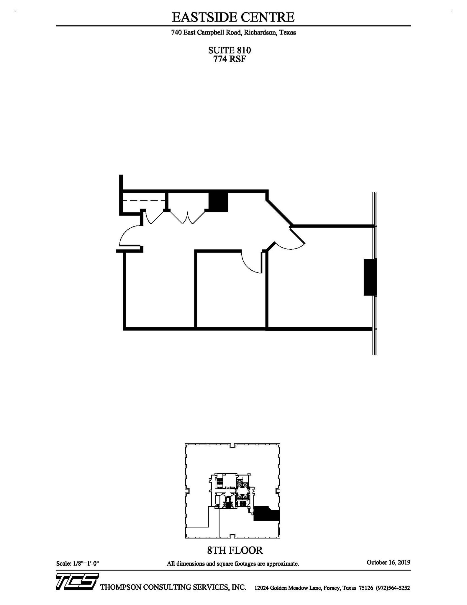 740 E Campbell Rd, Richardson, TX à louer Plan d’étage– Image 1 sur 1