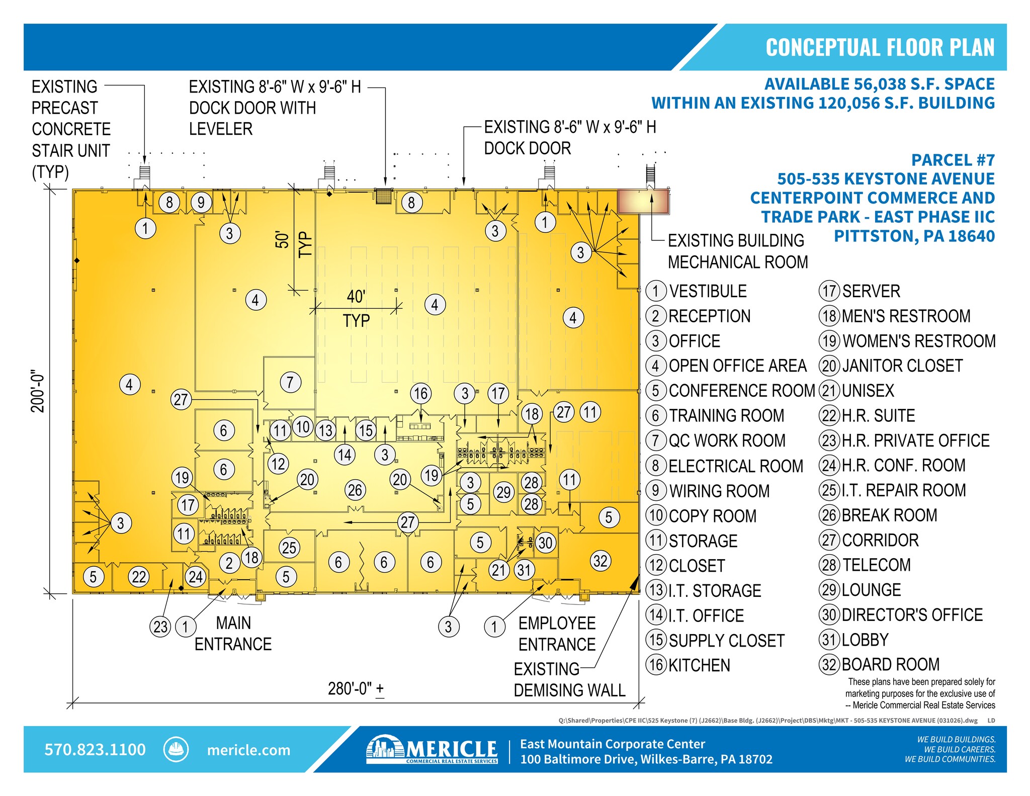 501-575 Keystone Ave, Jenkins, PA à louer Plan de site– Image 1 sur 14