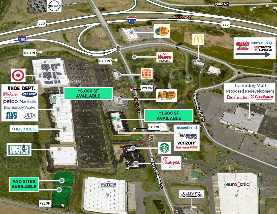 Lycoming Mall Rd, Muncy, PA à louer Photo principale– Image 1 sur 2