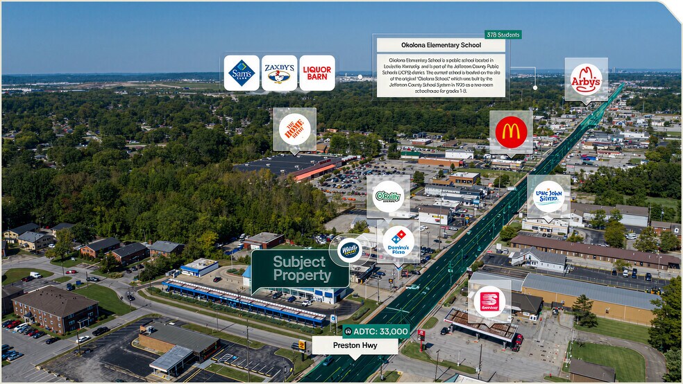 8408 Preston Hwy, Louisville, KY à vendre - Aérien – Image 3 sur 3