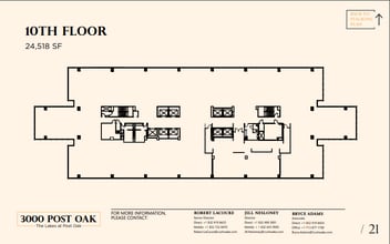 3000 Post Oak Blvd, Houston, TX à louer Plan d’étage– Image 1 sur 1