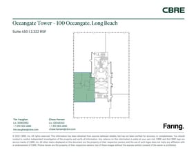 100 Oceangate, Long Beach, CA à louer Plan d’étage– Image 1 sur 1