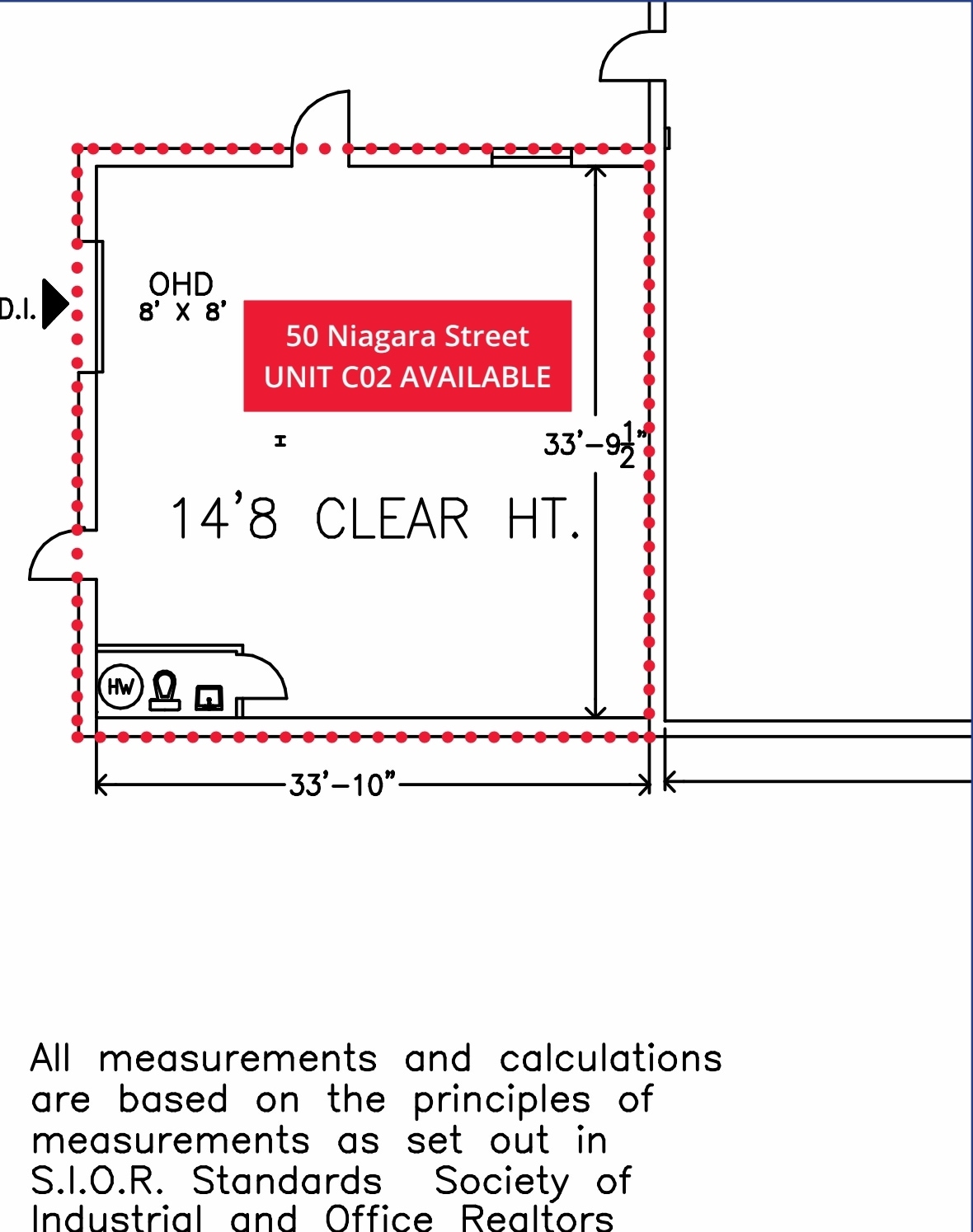 50 Niagara St, St Catharines, ON à louer Plan d’étage– Image 1 sur 1