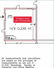 50 Niagara St, St Catharines, ON à louer Plan d’étage– Image 1 sur 1