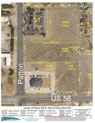 Plus de détails pour 10th & Patton Rd, Great Bend, KS - Terrain à vendre