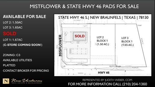 Mistflower & Hwy 46, New Braunfels, TX à vendre Photo de l’immeuble– Image 1 sur 4
