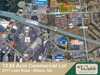 Plus de détails pour 2717 Ledo Road, Albany, GA - Terrain à vendre