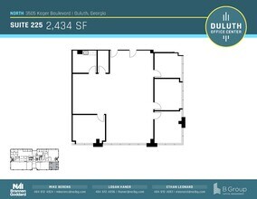 3505 Koger Blvd, Duluth, GA à louer Plan d’étage– Image 1 sur 1