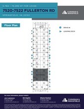 7520-7522 Fullerton Rd, Springfield, VA à louer Plan d’étage– Image 1 sur 1