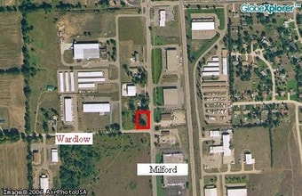 1555 N Milford Rd, Highland, MI - VUE AÉRIENNE vue de carte