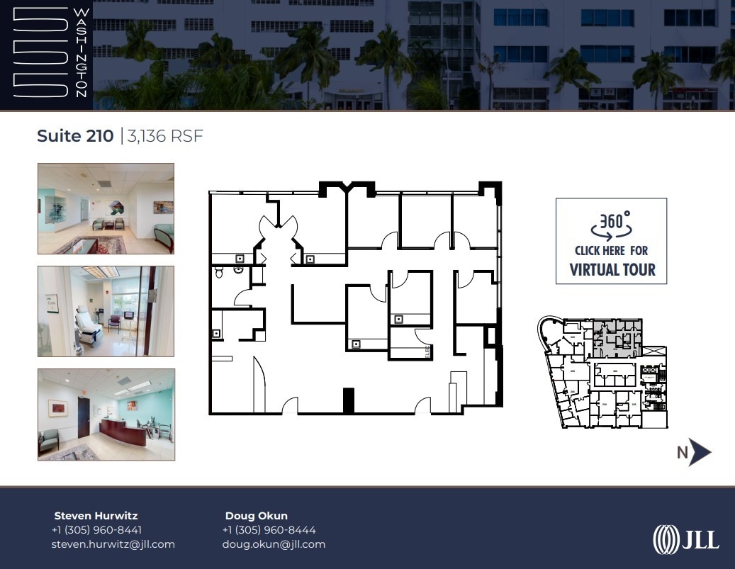 555 Washington Ave, Miami Beach, FL à louer Plan d’étage– Image 1 sur 1