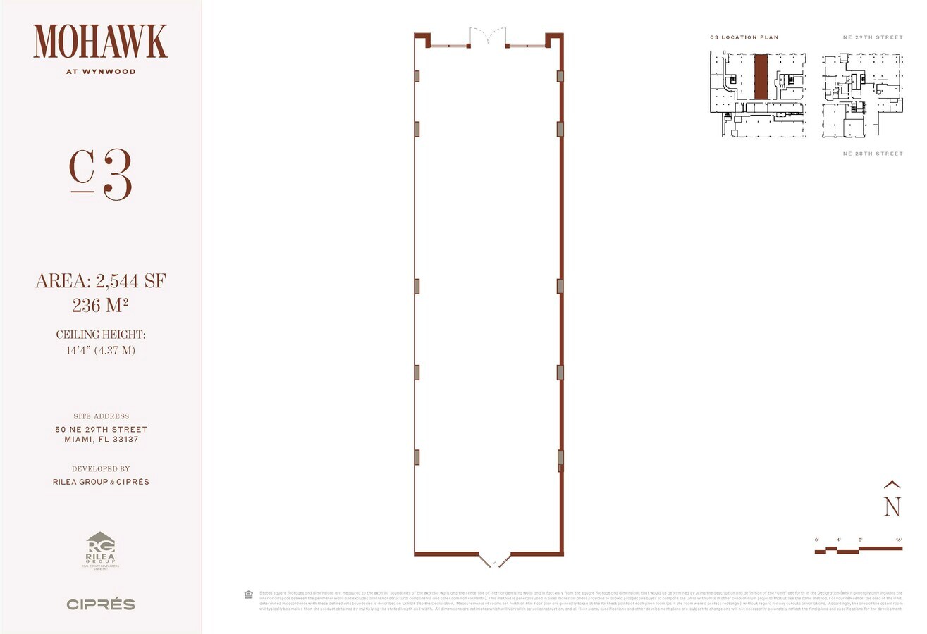 50 NE 29th St, Miami, FL 33137 - Lot C-3 -  - Plan d’étage - Image 1 of 1