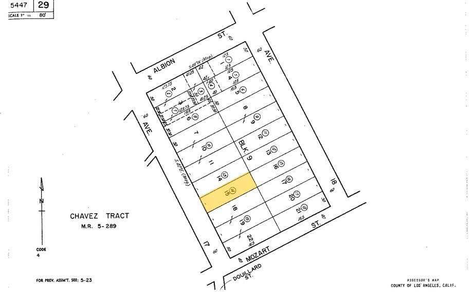 332-340 S Avenue 17, Los Angeles, CA à louer - Plan cadastral – Image 2 sur 5