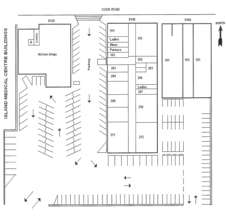 8140 Cook Rd, Richmond, BC à louer Plan d’étage– Image 1 sur 1