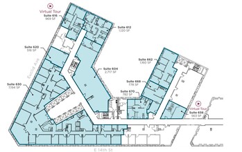 1400-1422 Euclid Ave, Cleveland, OH à louer Plan d’étage– Image 1 sur 1