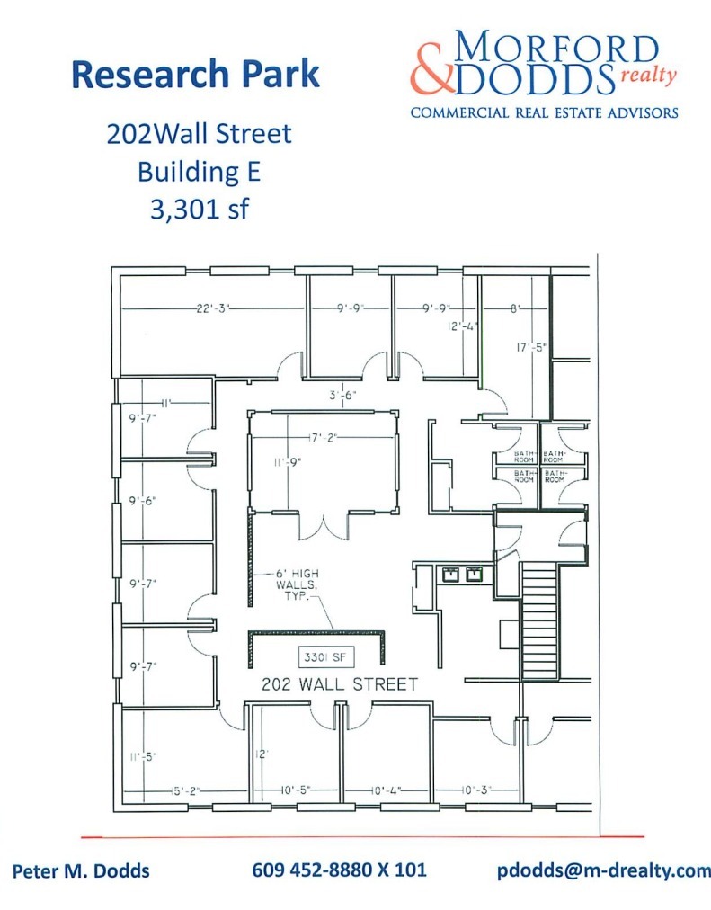 201-250 Wall St, Princeton, NJ à louer Plan d’étage– Image 1 sur 1