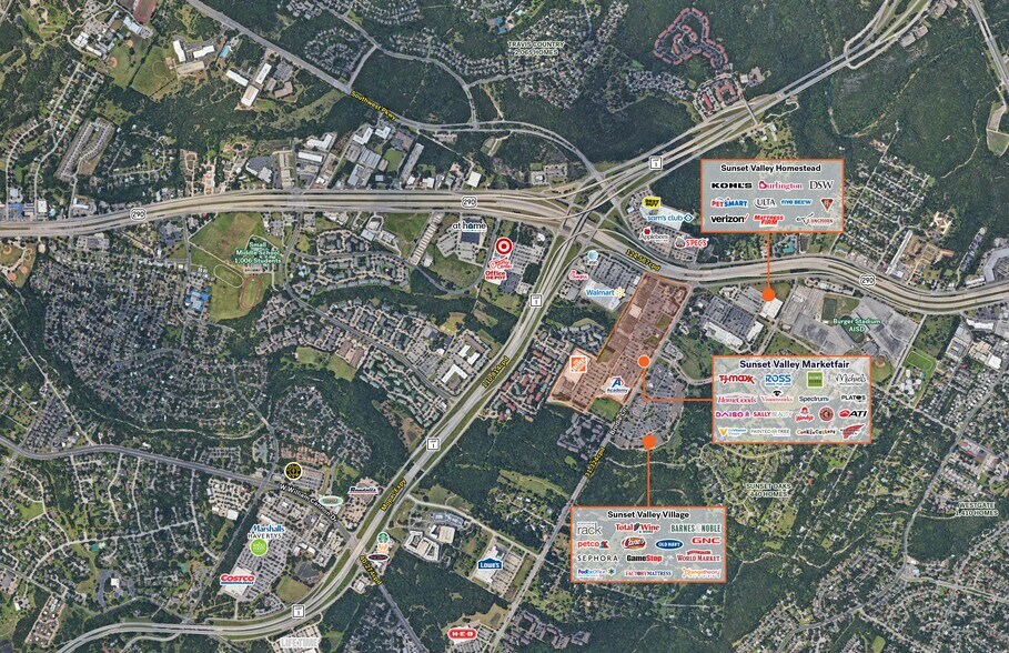 5400 Brodie Ln, Sunset Valley, TX à louer - Photo de l’immeuble – Image 2 sur 10