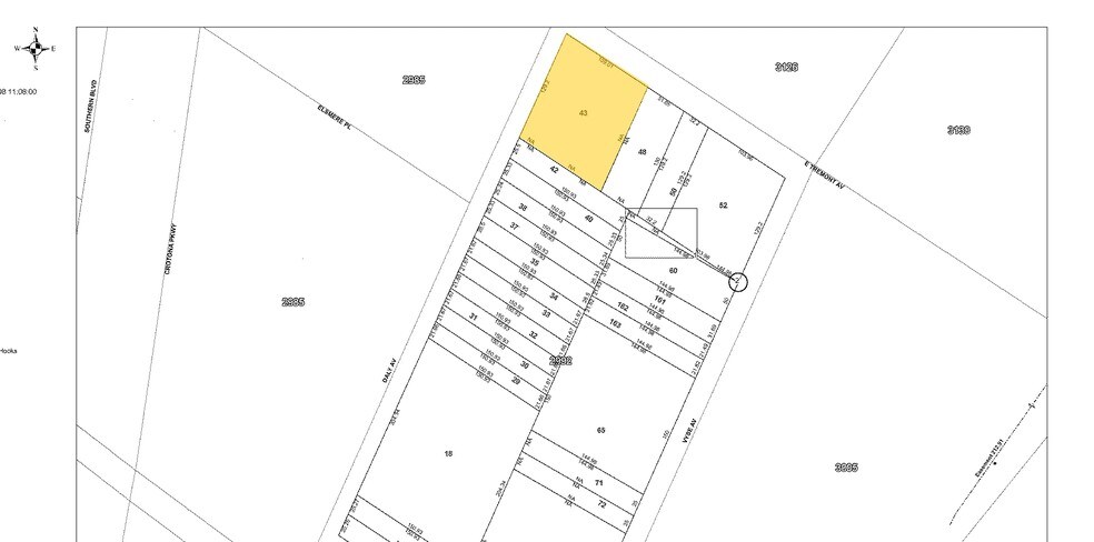 1950 Daly Ave, Bronx, NY à vendre - Plan cadastral – Image 2 sur 4