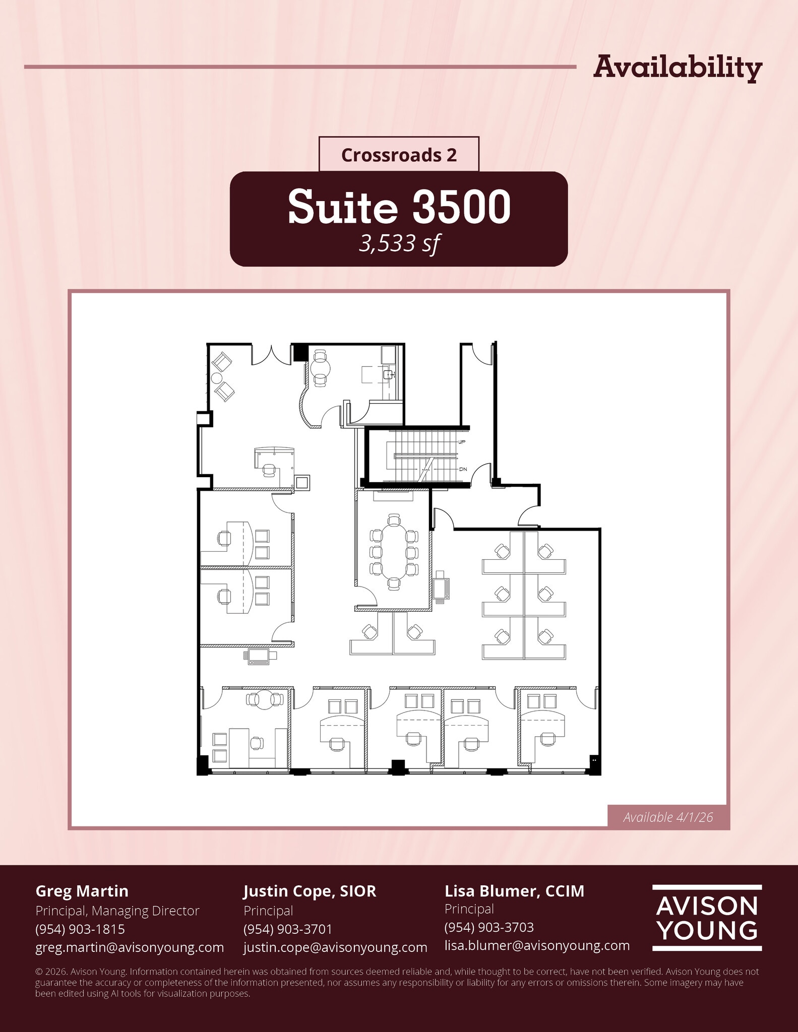 8151 Peters Rd, Plantation, FL à louer Plan d’étage– Image 1 sur 1