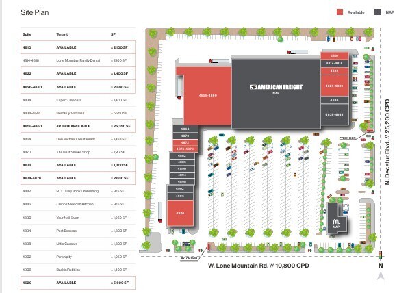 4810-4920 Lone Mountain Rd, Las Vegas, NV à louer - Photo de l’immeuble – Image 2 sur 3