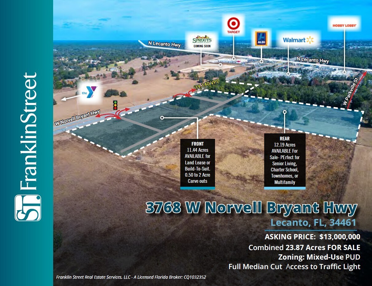 3768 W Norvell Bryant Hwy, Lecanto, FL à vendre Photo principale– Image 1 sur 8