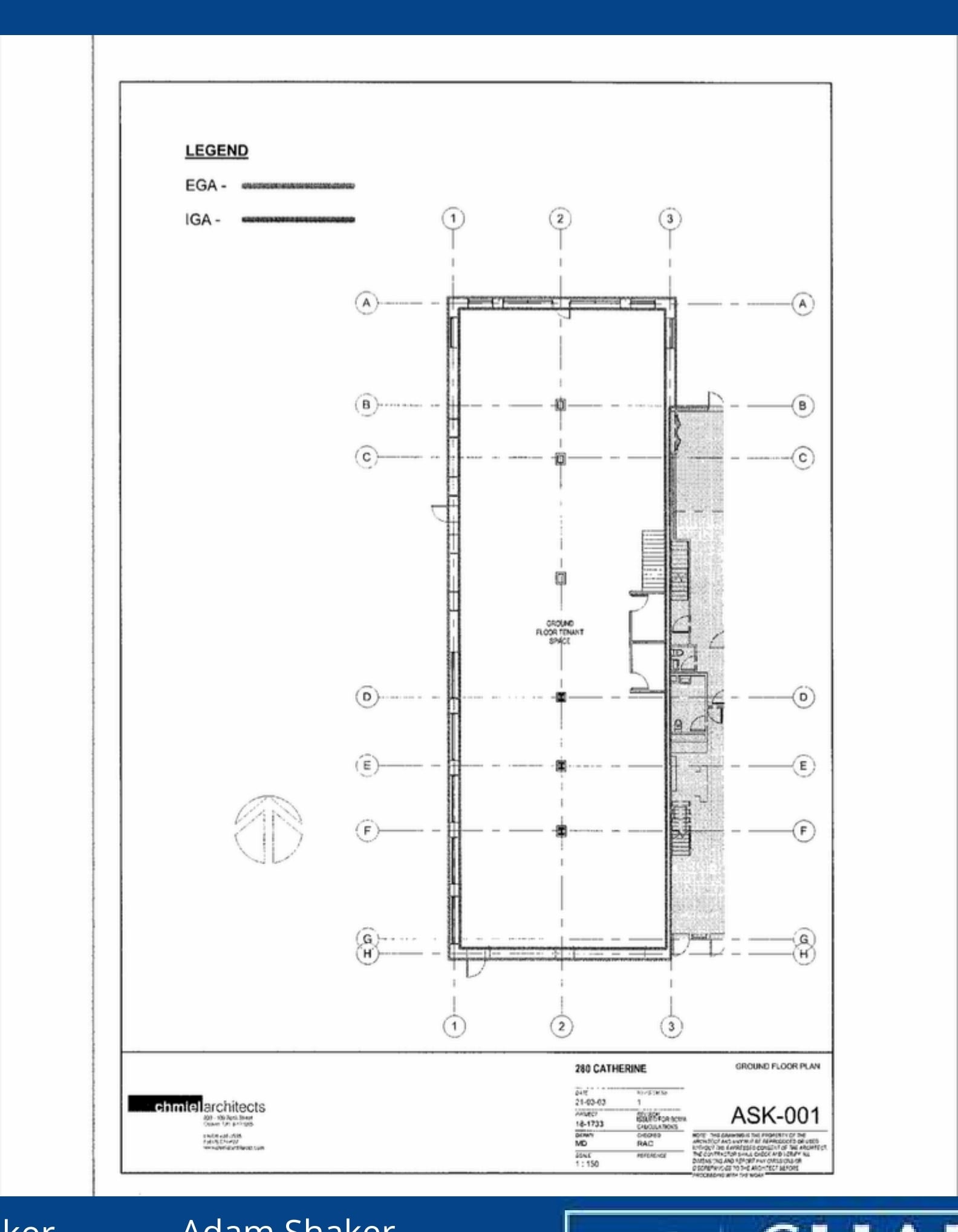 280 Catherine St, Ottawa, ON à louer Plan d’étage– Image 1 sur 6