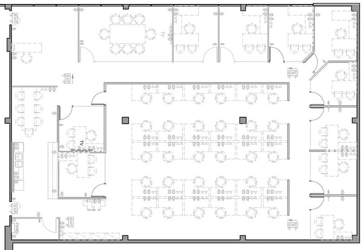 6120 2nd St SE, Calgary, AB à louer Plan d’étage– Image 1 sur 7