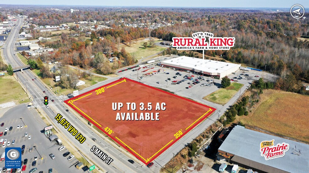 1650 S Main St, Madisonville, KY à vendre - Aérien – Image 1 sur 2