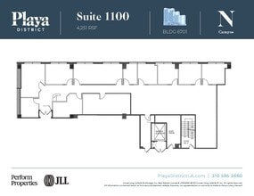 6100 Center Dr, Los Angeles, CA à louer Plan d’étage– Image 1 sur 1