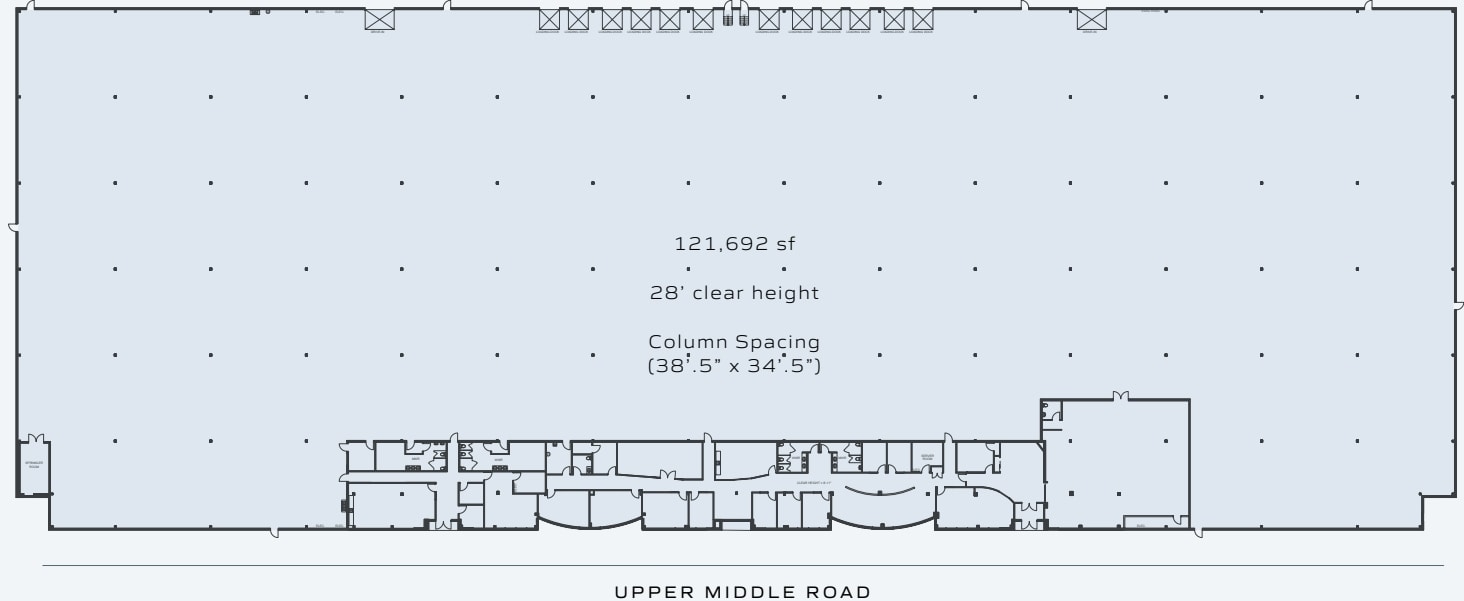 2351 Upper Middle Rd E, Oakville, ON à louer Plan d’étage– Image 1 sur 1