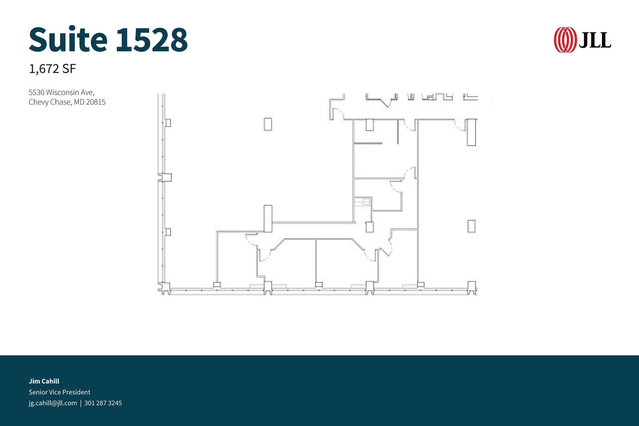 5530 Wisconsin Ave, Chevy Chase, MD à louer Plan d’étage– Image 1 sur 1