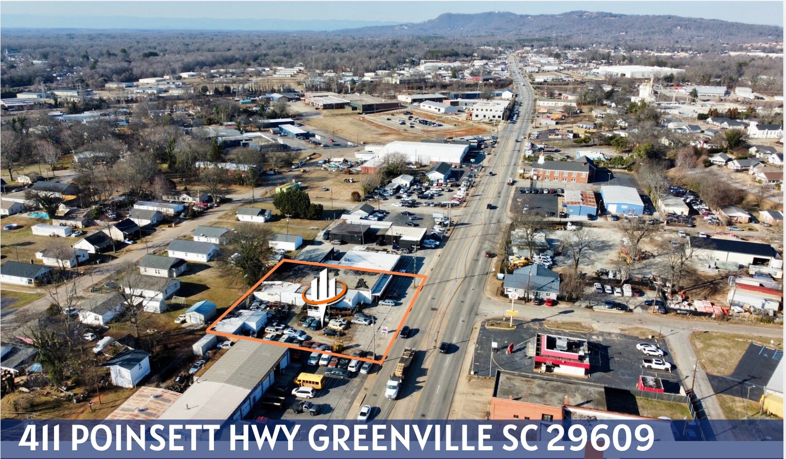 411 Poinsett Hwy, Greenville, SC à vendre Photo principale– Image 1 sur 5