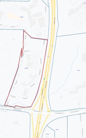 5-10 Moore Dr, Durham, NC à louer - Plan cadastral – Image 2 sur 2