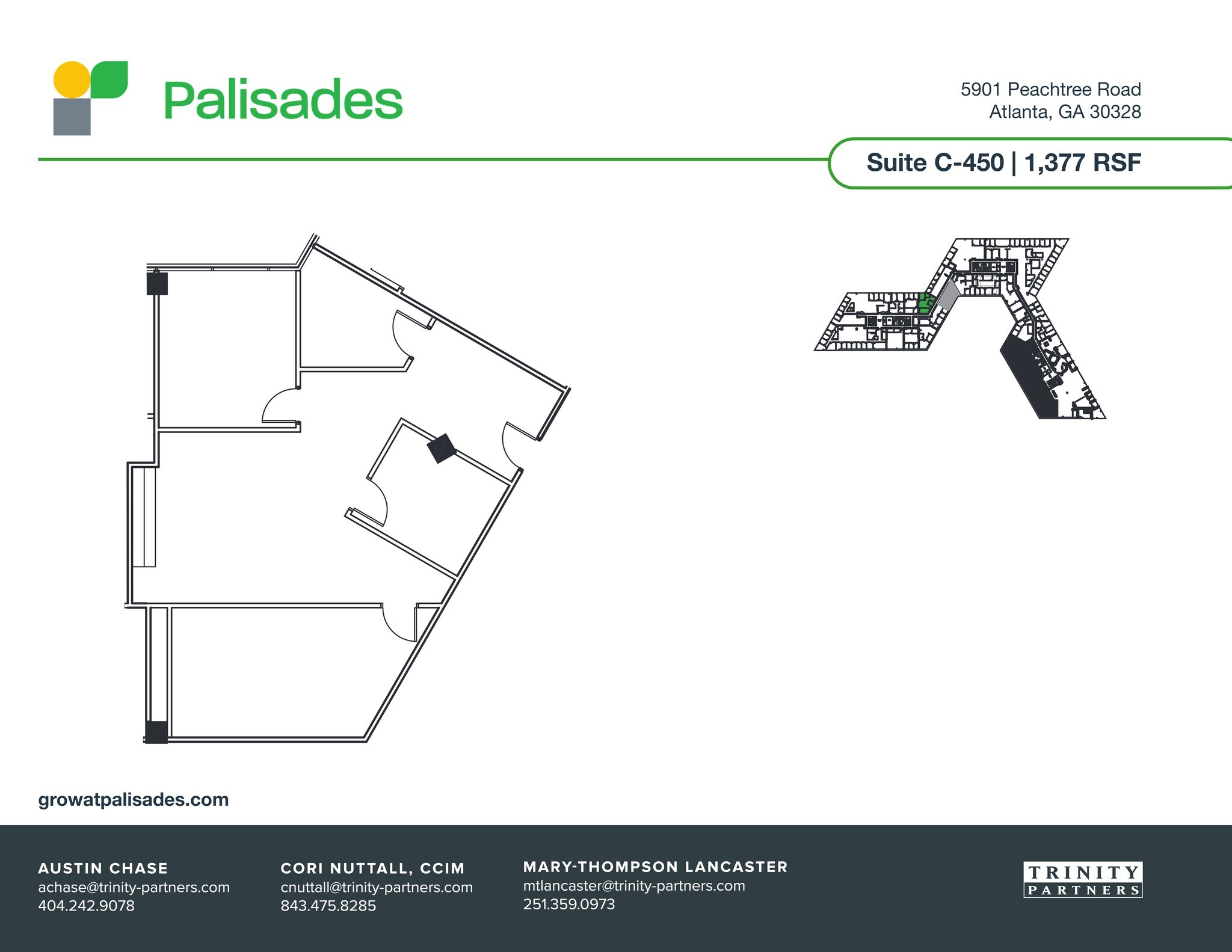 5901 Peachtree Dunwoody Rd NE, Atlanta, GA à louer Plan de site– Image 1 sur 1
