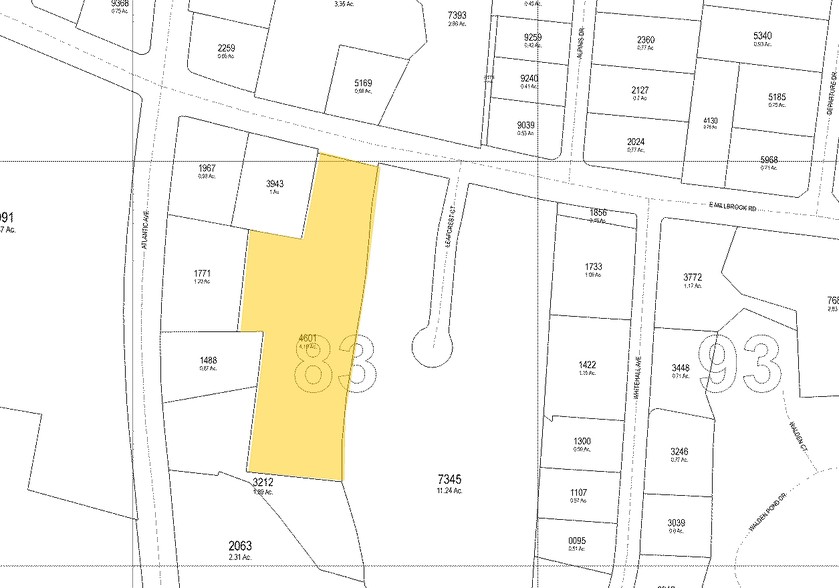 2200 E Millbrook Rd, Raleigh, NC à vendre - Plan cadastral – Image 2 sur 98