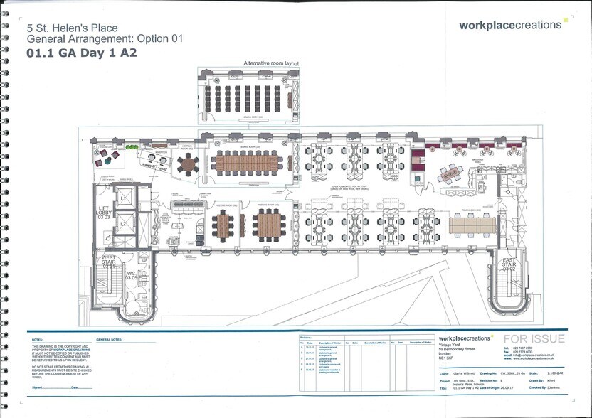 5-7 St Helen's Pl, Londres à louer - Plan d’étage – Image 2 sur 2