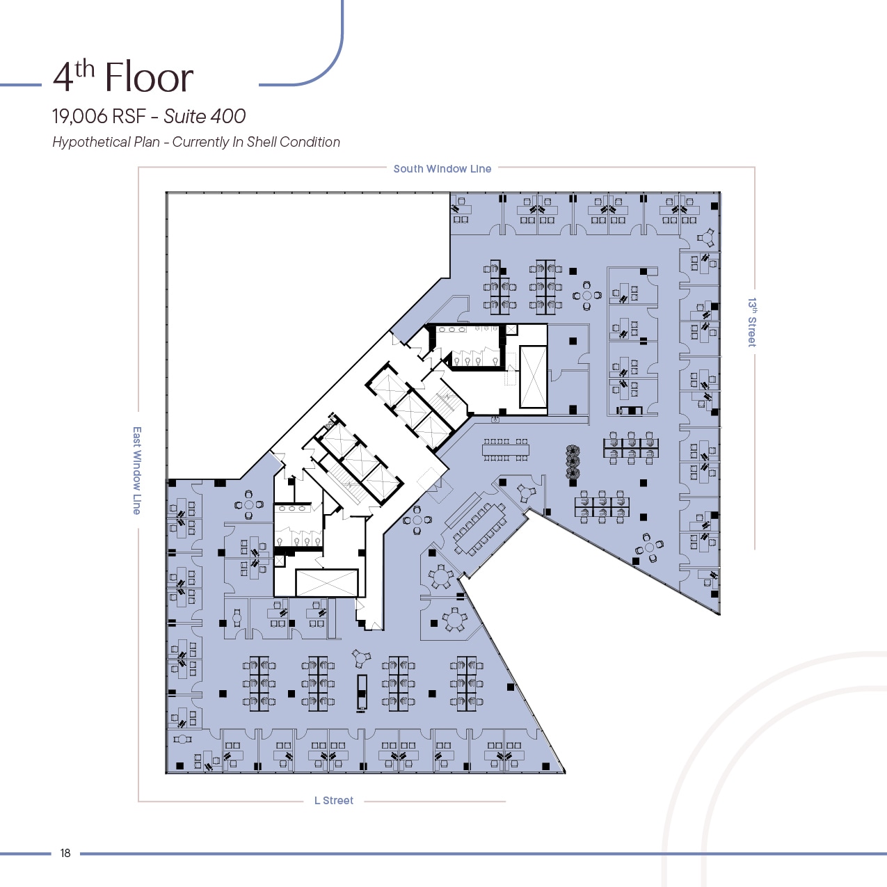 1220 L St NW, Washington, DC à louer Plan d’étage– Image 1 sur 4