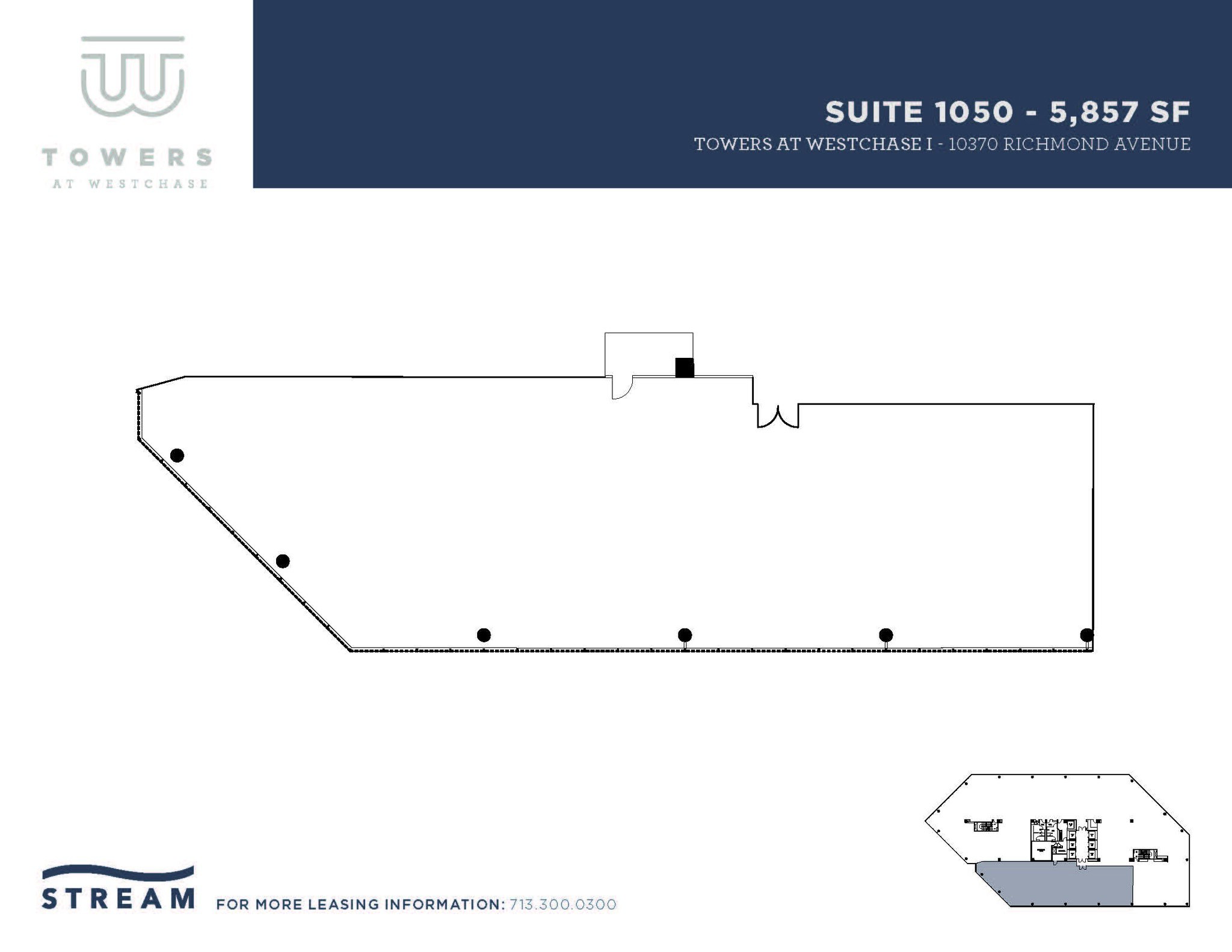 10370 Richmond Ave, Houston, TX à louer Plan d’étage– Image 1 sur 1