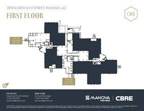 7878 N 16th St, Phoenix, AZ à louer Plan d’étage– Image 2 sur 2