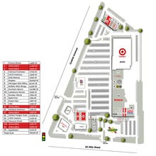 51328-51550 Gratiot Ave, Chesterfield, MI à louer Plan de site– Image 1 sur 1