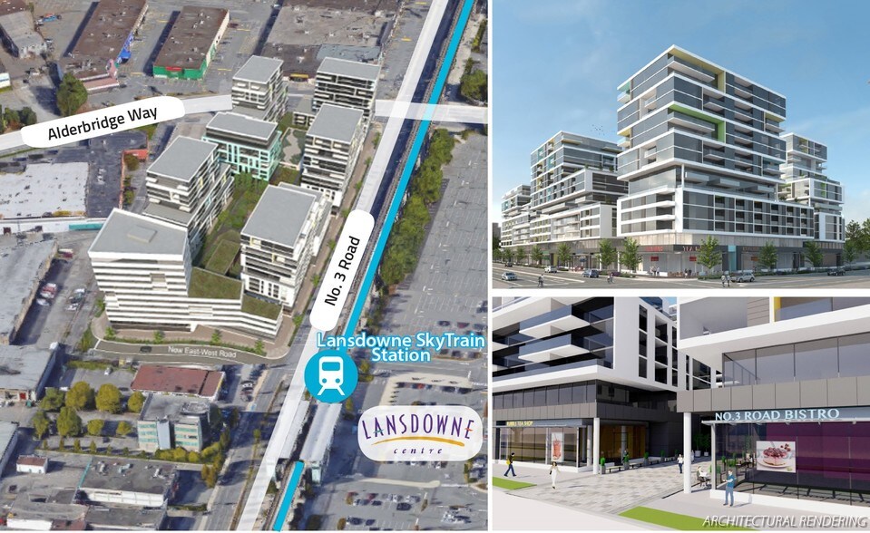 5333-5411 No. 3 Rd, Richmond, BC à vendre - Aérien – Image 2 sur 3