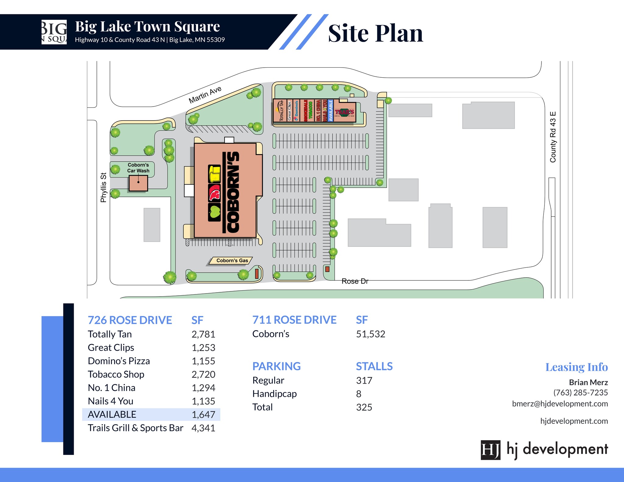 711 Rose Dr, Big Lake, MN à louer Plan de site– Image 1 sur 2