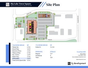 711 Rose Dr, Big Lake, MN à louer Plan de site– Image 1 sur 2